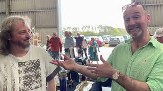 Visiting Peterborough Antiques Fair  Meeting The Dealers [upl. by Aihseit122]