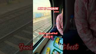 Delhi to Bangalore train journey details 😍😍 trainjourney durontoexpress [upl. by Reisinger71]