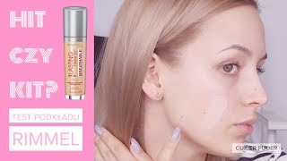 HIT czy KIT  Test podkładu Rimmel Lasting Finish Breathable [upl. by Ardeahp]