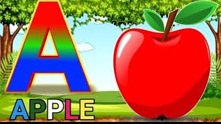 ABC 123 A for apple Counting numbers Alphabet a to z learn to count counting 123 ginti [upl. by Yednil]