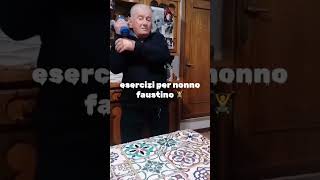 esercizi per nonno faustino carlettolife nonnofaustino allenamento [upl. by Thoer]