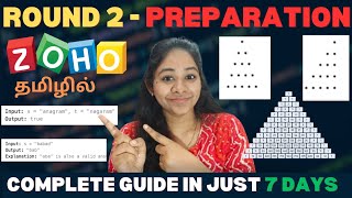 ZOHO🚀💯 ROUND 2 Complete Guide in Just 7 Days😨  ZOHO💥  Programming IT Jobs  Tech with Ramya👩🏻‍💻 [upl. by Einnos317]