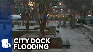 Water rising at Annapolis City Dock [upl. by Jocelyne]