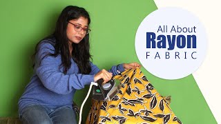 All About Rayon Fabric  Rayon Fabric  Rayon Fabric Information in hindi [upl. by Pansie699]