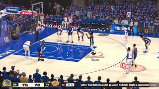 NBA 2K25 WARRIORS VS KNICKS NBA FINALS [upl. by Weatherby890]