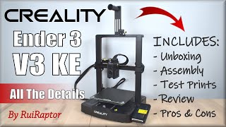 Creality ENDER 3 V3 KE 👉 All You Need To Know 👈 [upl. by Nosneh258]