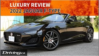 2022 Jaguar FType P450  Car Review Drivingca [upl. by Khano]