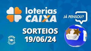 Loterias CAIXA  19062024 [upl. by Billye195]