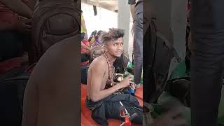 Nallagutta Dancer Sharath signing ayyappa swamy song 2024 l nallaguttadancersharath shortvideo [upl. by Asilak]