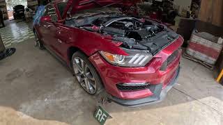 0839Q 2015 MUSTANG 50L Engine Salvage Wrecked Part Out [upl. by Beitnes]