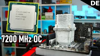 Overclocking war noch nie SO einfach Intel 10900K OC mit Flüssigem Stickstoff auf über 7 GHz [upl. by Elke]