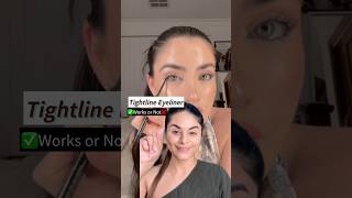 ✅❤️Tightline Eyeliner Hack😳✅ tightline eyeliner eyelinertutorial eyelinerhack eyemakeup short [upl. by Assirual]