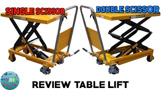 Review Bike Lift Hidrolik Single amp Double Scissor [upl. by Hulda405]