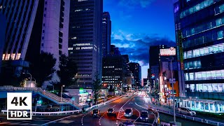 Twilight in Shinjuku Station area under redevelopment Tokyo  4K HDR with Binaural Japanese Sounds [upl. by Neersin510]