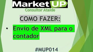 Exportação de XML das Vendas p Contabilidade MUP014 [upl. by Debbee74]