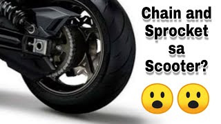 Scooter na merong Sprocket at Chain  Specifications [upl. by Raffaj789]