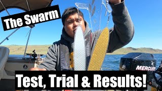 Kokanee amp Trout Fishing Stump lake Merritt BC Wigglefin Swarm trial Lake test PT1 [upl. by Jacinda718]