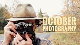 Fall Photography Camping Mamiya 645 35mm Fuji x100f [upl. by Nadiya968]