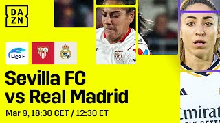 SEVILLA VS REAL MADRID  LIGA F 202324 MATCHDAY 19 LIVESTREAM [upl. by Yevad]