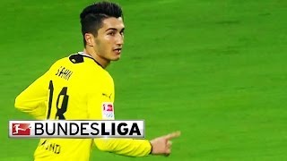 Dortmunds Sahin Scores a Brilliant Free Kick vs Augsburg in 2014 [upl. by Nirrat]