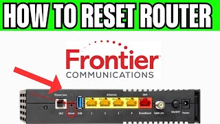 How To Reset Frontier Router [upl. by Jarrid405]