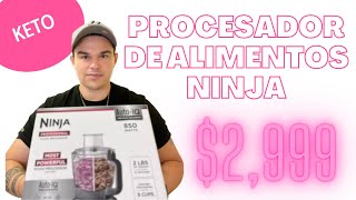 UNBOXING PROCESADOR DE ALIMENTOS NINJA EN ESPAÑOL  NINJA FOOD PROCESSOR REVIEW 2022 [upl. by Leirza]