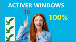 Activer Windows 10 Avec 100 de Réussite [upl. by Onitselec]