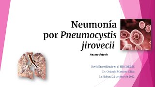 Neumonía por Pneumocystis jirovecii PJP [upl. by Couture118]