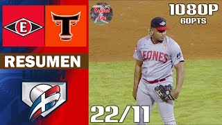 Resumen  Leones del Escogido vs Toros del Este Juego 2  Serie Regular Lidom 22112024 [upl. by Eiclehc362]