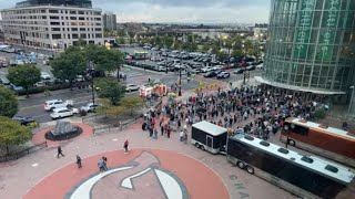 Jelly Roll fans LIVE Outside Prudential Center [upl. by Akeinahs]