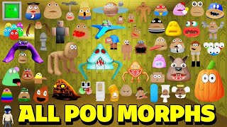 😱  How to get 55 ALL POU MORPHS  roblox pou mindude [upl. by Redla]