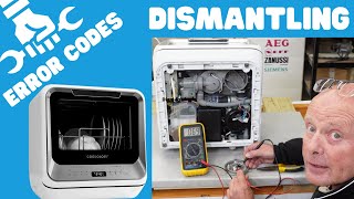 Compact Mini Dishwasher Demystified StepbyStep Dismantling amp Error Codes Uncovered 🛠️📚 [upl. by Hayikat]