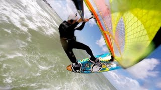 Wissant Windsurfing  Session 10082014 [upl. by Kinnard]