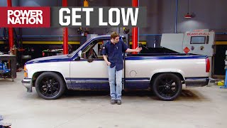 Lowering a Chevy Silverado to a Street Truck Stance  Truck Tech S1 E6 [upl. by Nahtnanhoj485]