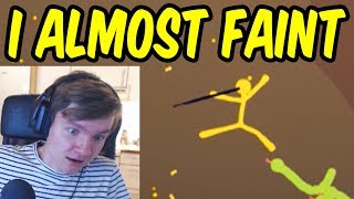 I almost faint  Stick Fight Funny Moments [upl. by Osrock]