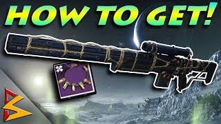 How to Get Tranquility Sniper Horned Wreath Location  Destiny 2 Shadowkeep [upl. by Reinar791]