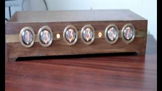 Nixie Clock IN1  Attiny2313\4313 Day [upl. by Aronek]