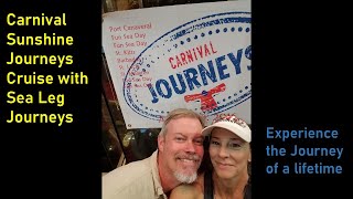 Carnival Journeys Cruise Experience with Sea Leg Journeys [upl. by Aicad]