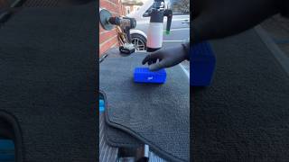 Detailing The FASTEST Way to clean your floor mats without an extractor… shorts asmr [upl. by Bev]