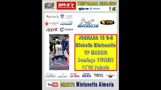 SM2 JORNADA 11 MICHELIN MINTONETTE ALMERIA  VP MADRID [upl. by Markos]