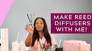 How To Make a Reed Diffuser in 2022  Candle Business  Paris Nikkole [upl. by Ahcilef333]