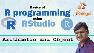 2  Arithmetic and Object  Basic R programming with RStudio [upl. by Adli915]