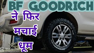 WIDEST TYRE  BF GOODRICH 28560 R18  FORD ENDEAVOUR  TYRE GURU INDIA [upl. by Punke]