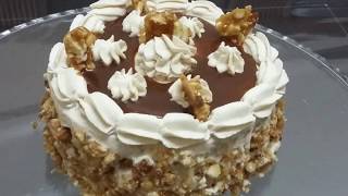 Butterscotch cake  Butterscotch cake with eggless sponge cake recipe in Malayalam [upl. by Yewed]