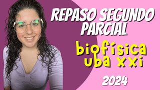 Repaso segundo parcial Biofísica UBA XXI 2024  ClaseConMaca [upl. by Ayekel865]