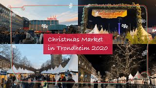 Christmas Market in Trondheim Norway 2020 Julemarkedet i Trondheim [upl. by Herr508]