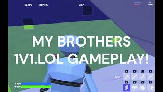 My brothers 1v1lol gameplay [upl. by Anwaf]