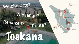 TOSKANA RUNDREISE  Reiseroute amp Tipps für einen genialen Roadtrip [upl. by Aniale146]