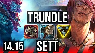 TRUNDLE vs SETT TOP  823 Dominating  BR Master  1415 [upl. by Girhiny]