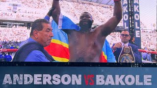 MARTIN BAKOLE SHOCKS THE WORLD CRAZY KO OVER JARED ANDERSON 🔥 [upl. by Prunella272]